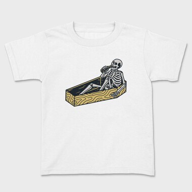 Skeleton In Coffin, Tricou Copii