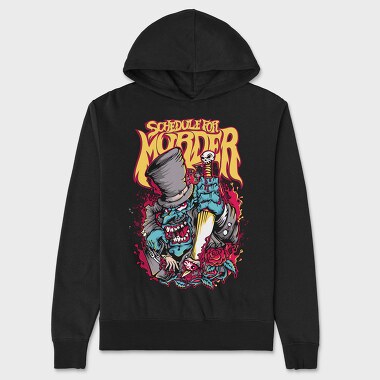Skeleton Murder Fest, Hanorac Oversize Barbati (Unisex)