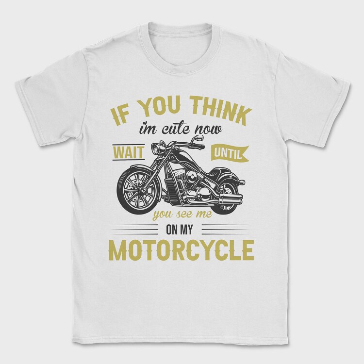 Motorcycle Ride Now, Tricou Barbati (Unisex)