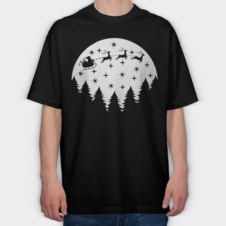 Neon Wolf Howl 1, Tricou Oversize Barbati (Unisex)
