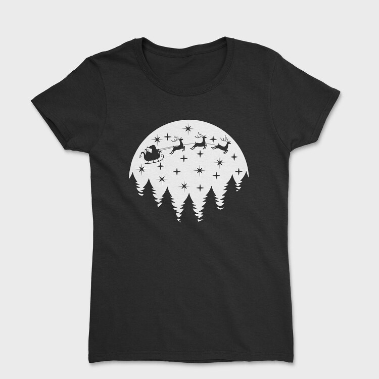 Neon Wolf Howl 1, Tricou Femei