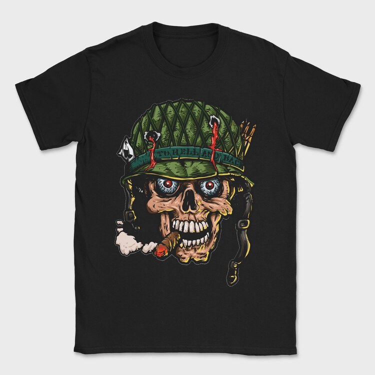 Hell And Back Skull, Tricou Barbati (Unisex)
