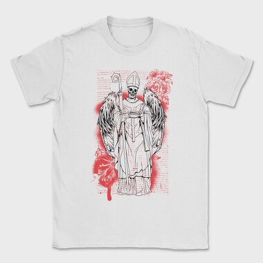 Skeleton Priest Angel, Tricou Barbati (Unisex)