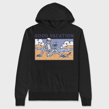 Skeleton Vacation, Hanorac Oversize Barbati (Unisex)