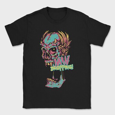 Raw Dropping Skull, Tricou Barbati (Unisex)