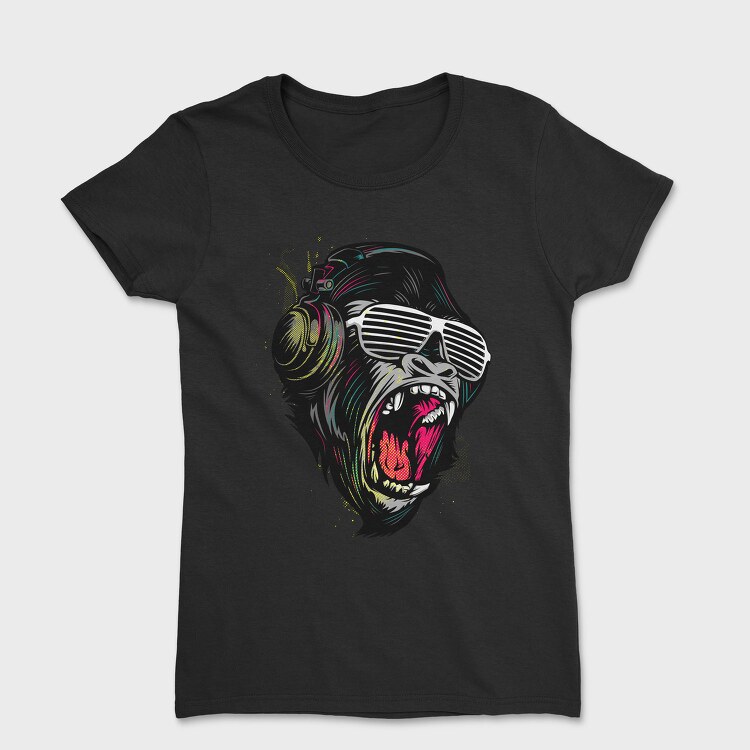 Neon Gorilla Howl, Tricou Femei