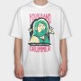 Drummer Quote, Tricou Oversize Barbati (Unisex)