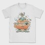 Frog Musician Magic Bard Cottage, Tricou Barbati (Unisex)