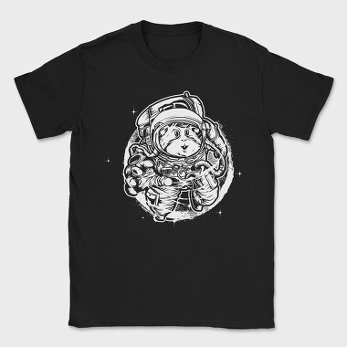 Space Cat Astronaut, Tricou Barbati (Unisex)