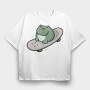 Frog Skateboarding, Tricou Oversize Barbati (Unisex)