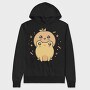 Frog With Pumpkin Kawaii, Hanorac Oversize Barbati (Unisex)
