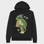 Froggy Flower Hat, Hanorac Oversize Barbati (Unisex)