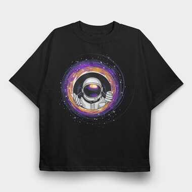 Space Explorer Spin, Tricou Oversize Barbati (Unisex)