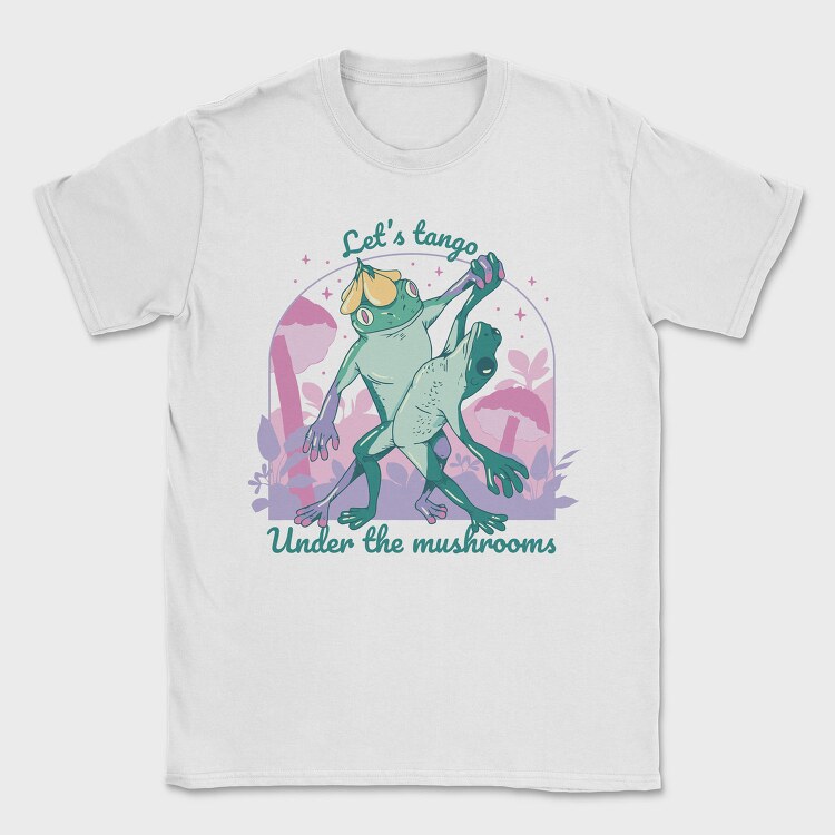 Frogs Dancing Tango Cottagecore, Tricou Barbati (Unisex)
