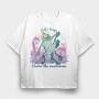 Frogs Dancing Tango Cottagecore, Tricou Oversize Barbati (Unisex)