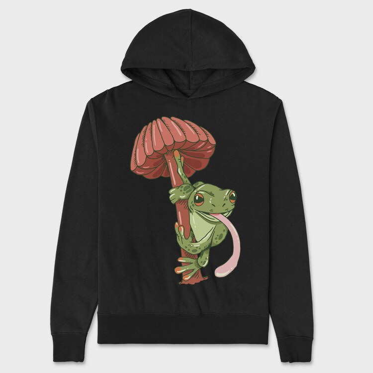 Frogs Fly High, Hanorac Oversize Barbati (Unisex)