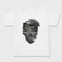 Frontal Glitched Statue Glitch 5, Tricou Copii