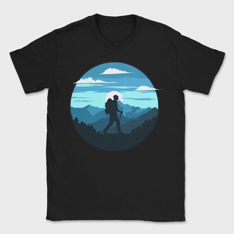 Hiking Horizon, Tricou Barbati (Unisex)
