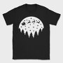 Neon Wolf Howl 1, Tricou Barbati (Unisex)