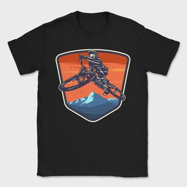 Mountain Bike Rider, Tricou Barbati (Unisex)