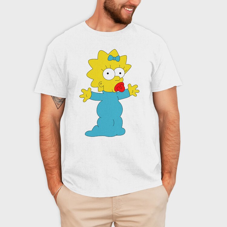 Cartoon Retro the Simpsons 3, Tricou Barbati (Unisex)