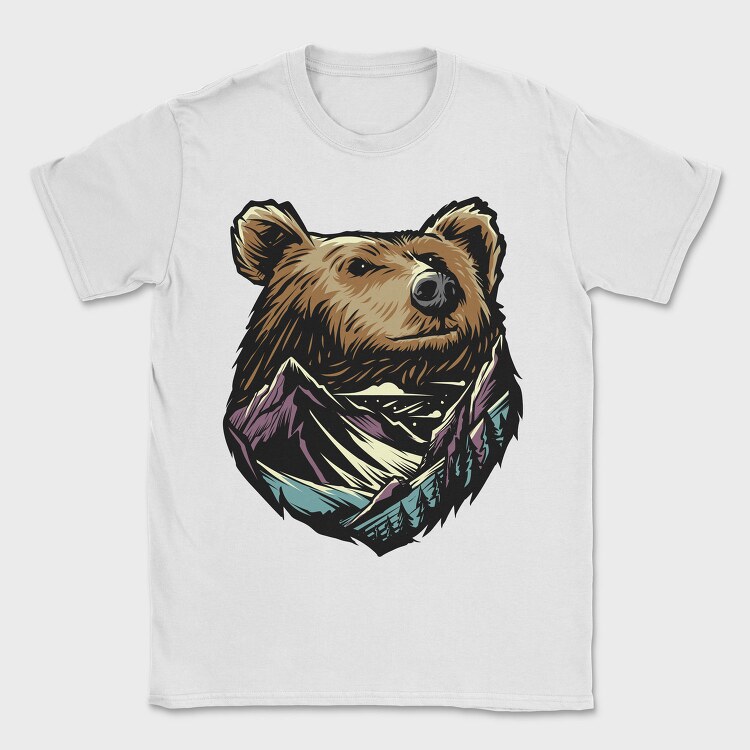 Mountain Bear, Tricou Barbati (Unisex)