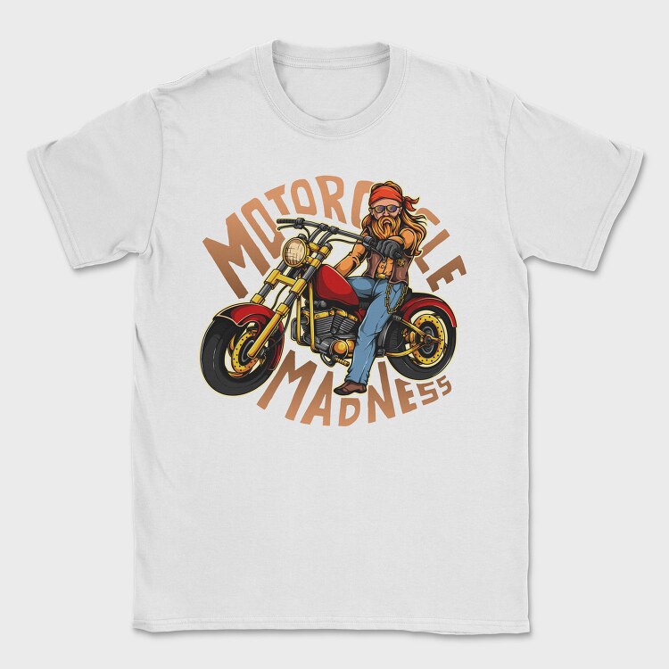 Motorcycle Madness, Tricou Barbati (Unisex)