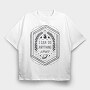 I Can Do Anything Quote, Tricou Oversize Barbati (Unisex)