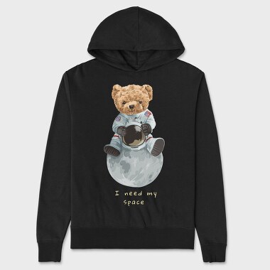 Teddy Moon Space, Hanorac Oversize Barbati (Unisex)