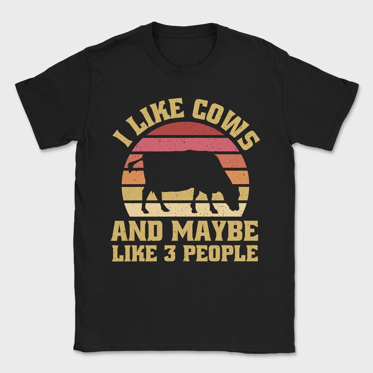 I Like Love Cows, Tricou Barbati (Unisex)