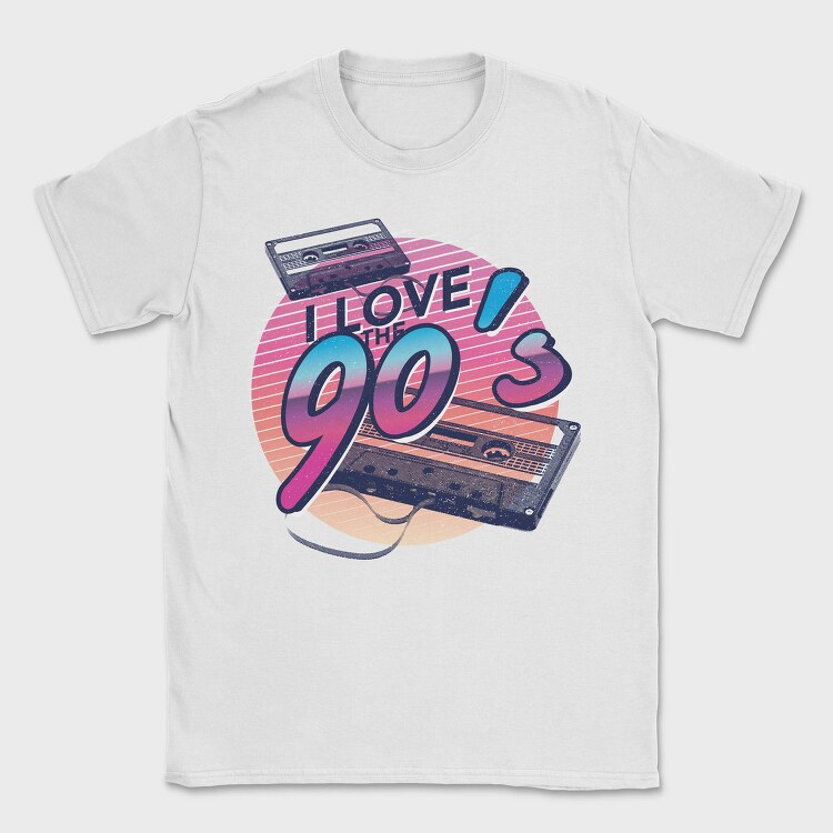 I Love The 90S, Tricou Barbati (Unisex)