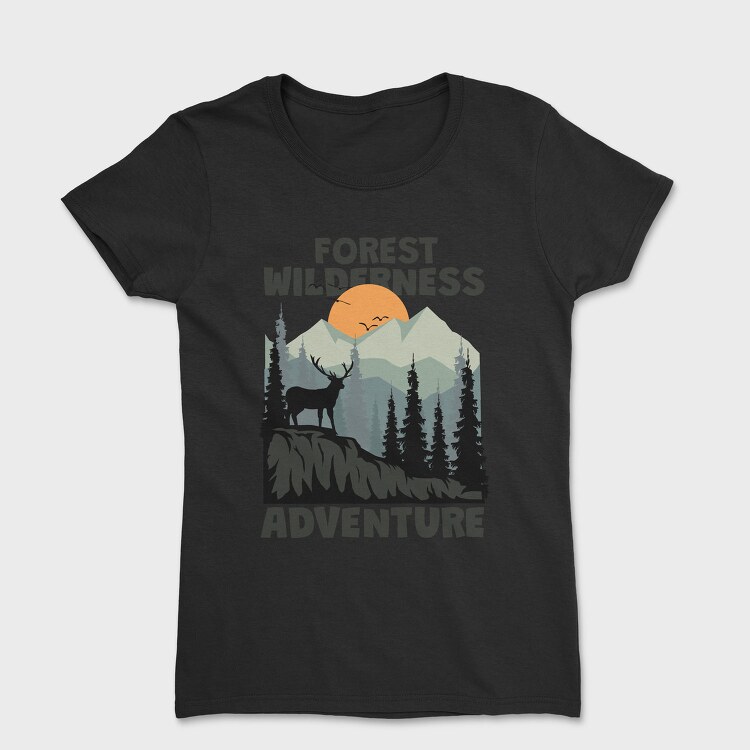 Forest Wilderness Adventure, Tricou Femei