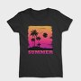 Sunset Surfer Vibes, Tricou Femei