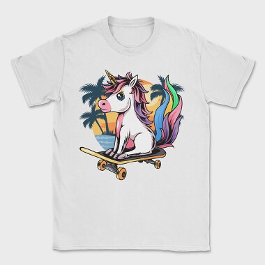 Unicorn Skate Palm, Tricou Barbati (Unisex)