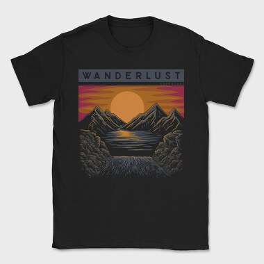 Wanderlust Adventure, Tricou Barbati (Unisex)