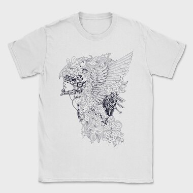 Warrior Wings, Tricou Barbati (Unisex)