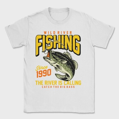 Wild River Bass, Tricou Barbati (Unisex)