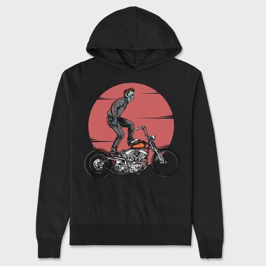 Zombie Rider, Hanorac Oversize Barbati (Unisex)