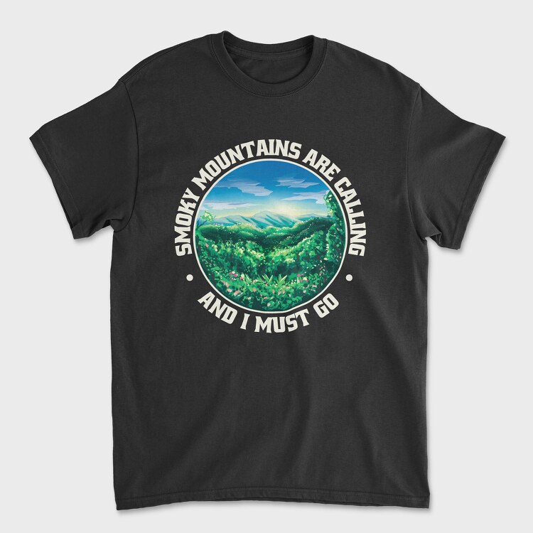Smoky Mountains Are Calling, Tricou Barbati (Unisex)