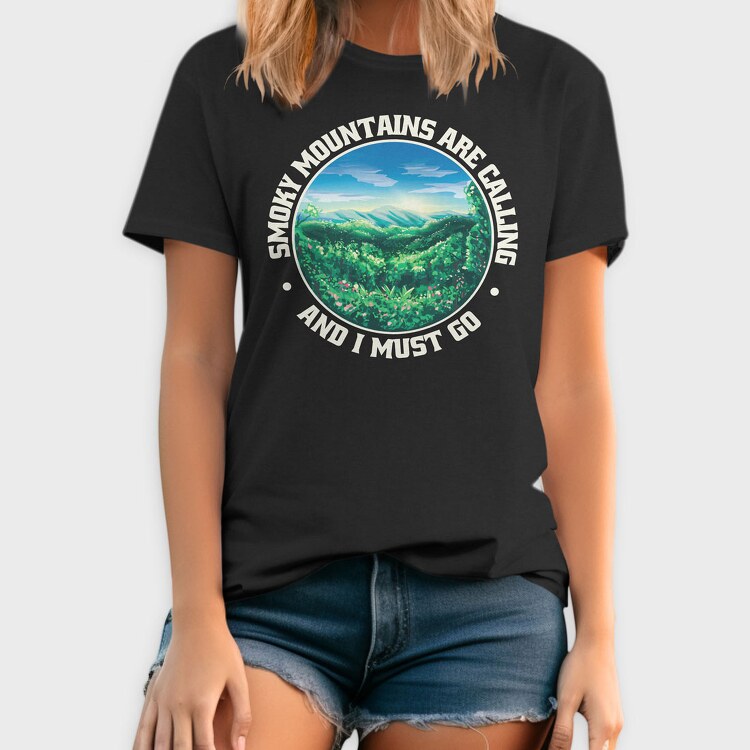 Smoky Mountains Are Calling, Tricou Barbati (Unisex)