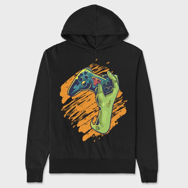 Zombie Gamer, Hanorac Oversize Barbati (Unisex)