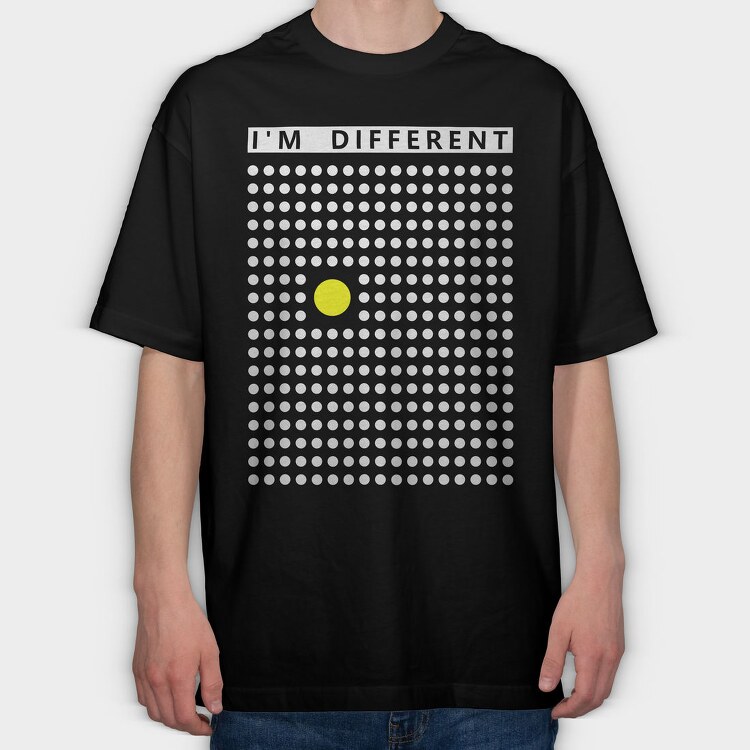 Sunny Circle, Tricou Oversize Barbati (Unisex)