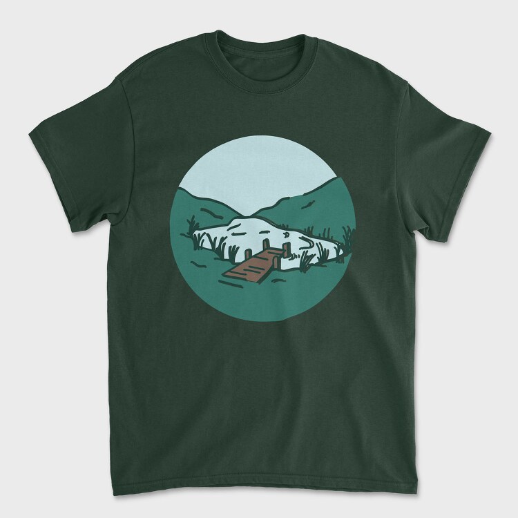 Nature Scenery, Tricou Barbati (Unisex)