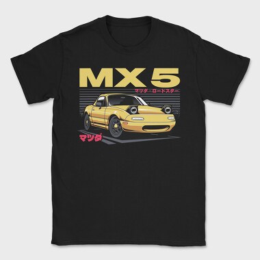 Mazda Mx5 Roadster, Tricou Barbati (Unisex)