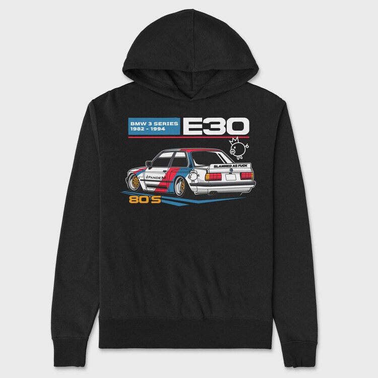 Slammed As Fuck 3 Series, Hanorac Oversize Barbati (Unisex)