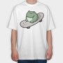 Frog Skateboarding, Tricou Oversize Barbati (Unisex)