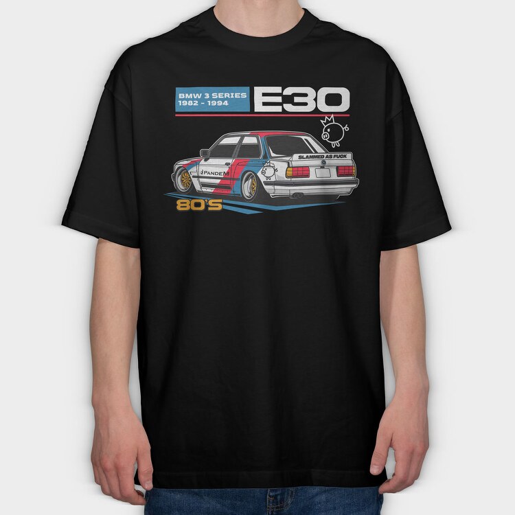 Slammed As Fuck 3 Series, Tricou Oversize Barbati (Unisex)