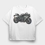 Speedy Green Ninja, Tricou Oversize Barbati (Unisex)