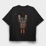 Space Rocket Man, Tricou Oversize Barbati (Unisex)