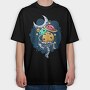 Space Explorer, Tricou Oversize Barbati (Unisex)